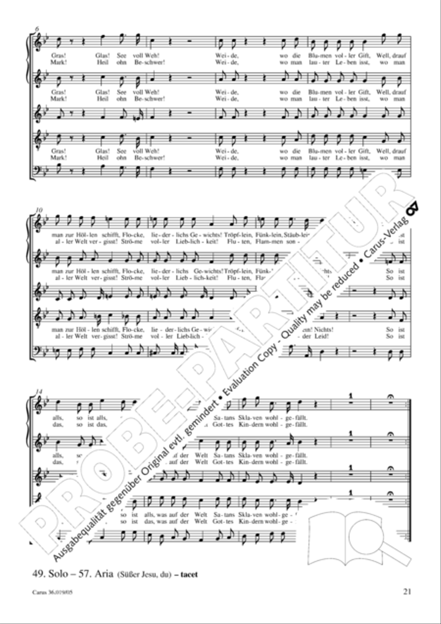 Last Judgment (Das jungste Gericht) SSATB scores gallery preview page 21