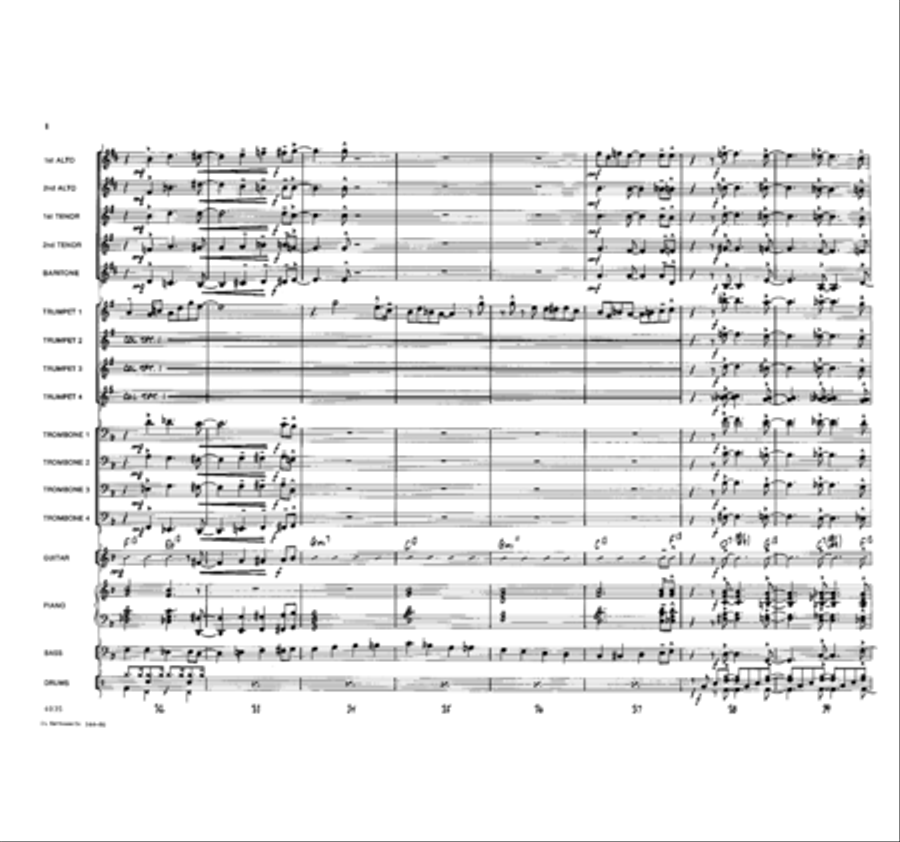 No Scuffle Shuffle Jazz Ensemble scores gallery preview page 6