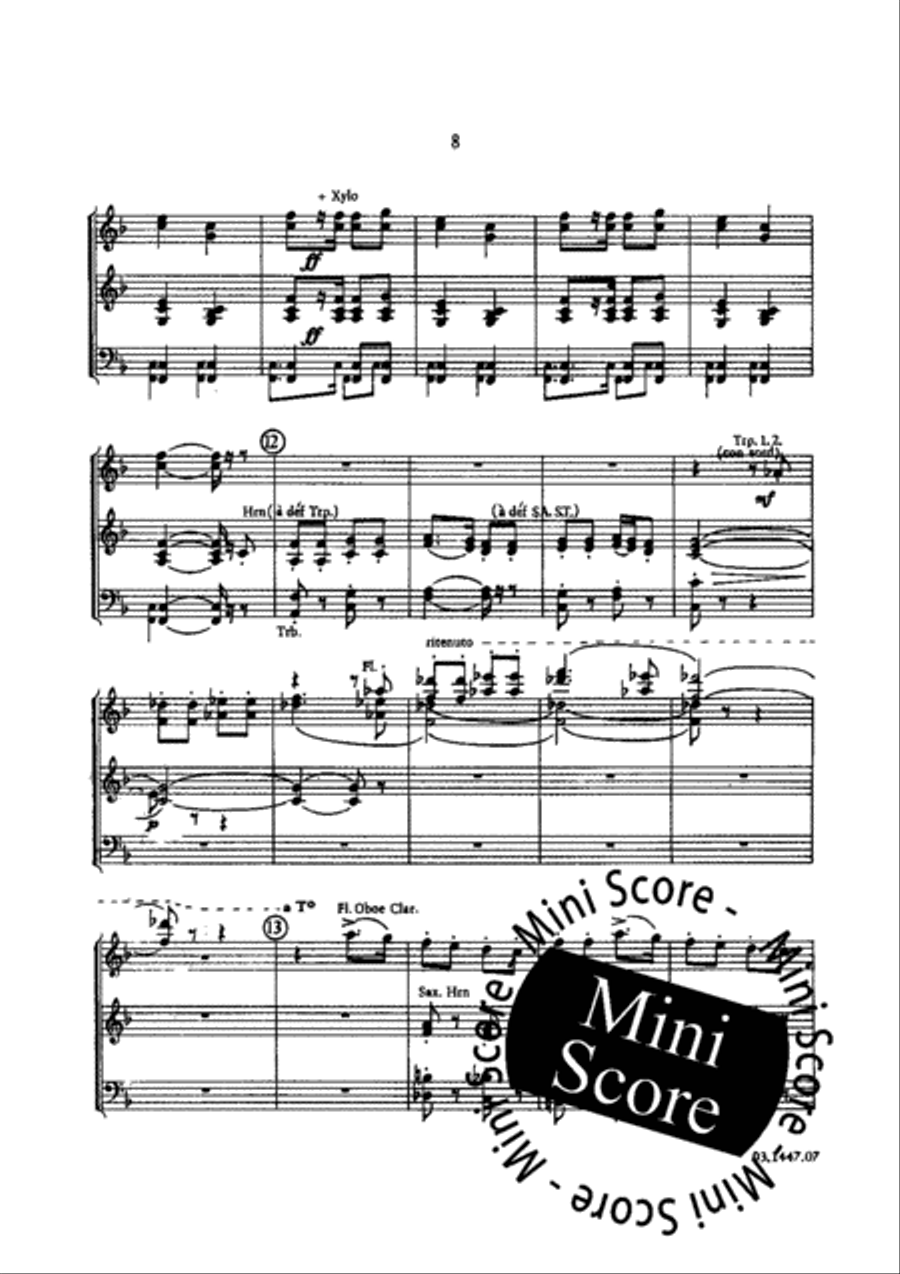 Rapsodie Themes Normands Fanfare Band scores gallery preview page 12