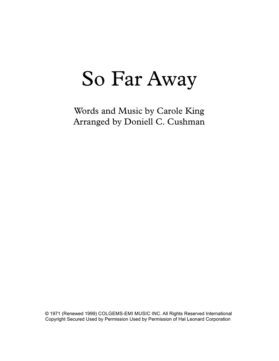 So Far Away