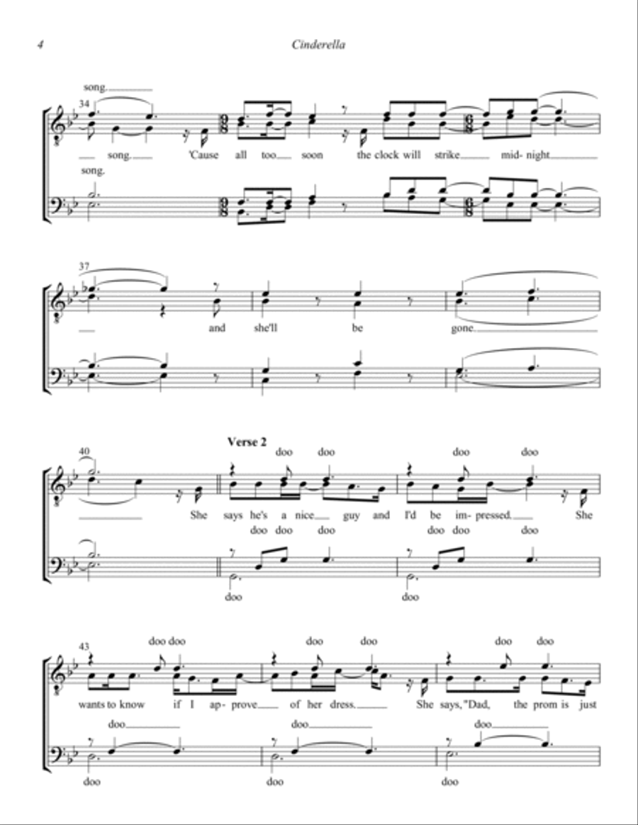 Cinderella TTBB scores gallery preview page 4