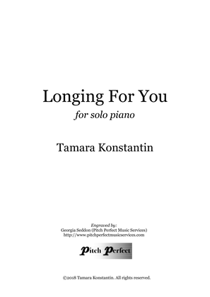 Longing For You - by Tamara Konstantin