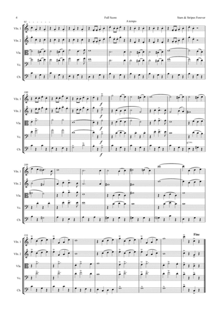 Stars and Stripes forever - Sousa - String Quintet
