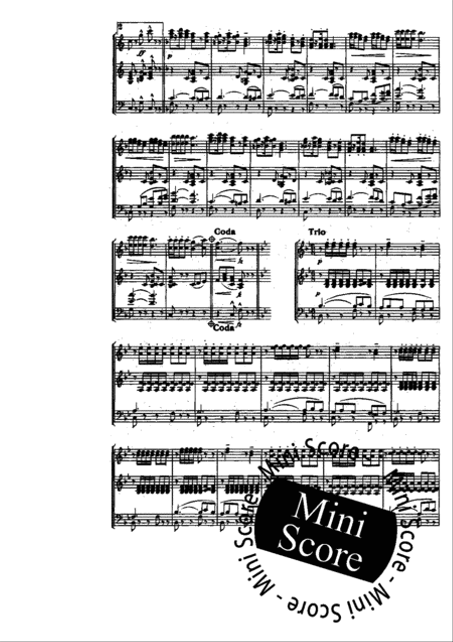 Verjaardagsserenade Fanfare Band scores gallery preview page 4