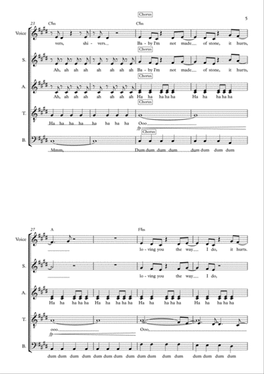 Hurts 4-Part scores gallery preview page 5