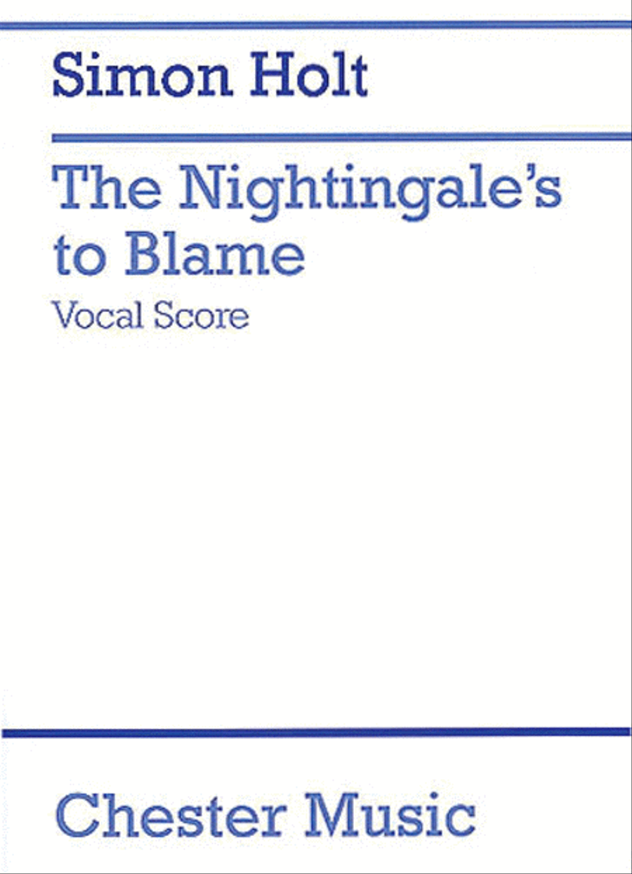 Simon Holt: The Nightingale's To Blame (Vocal Score) Voice scores gallery preview page 1
