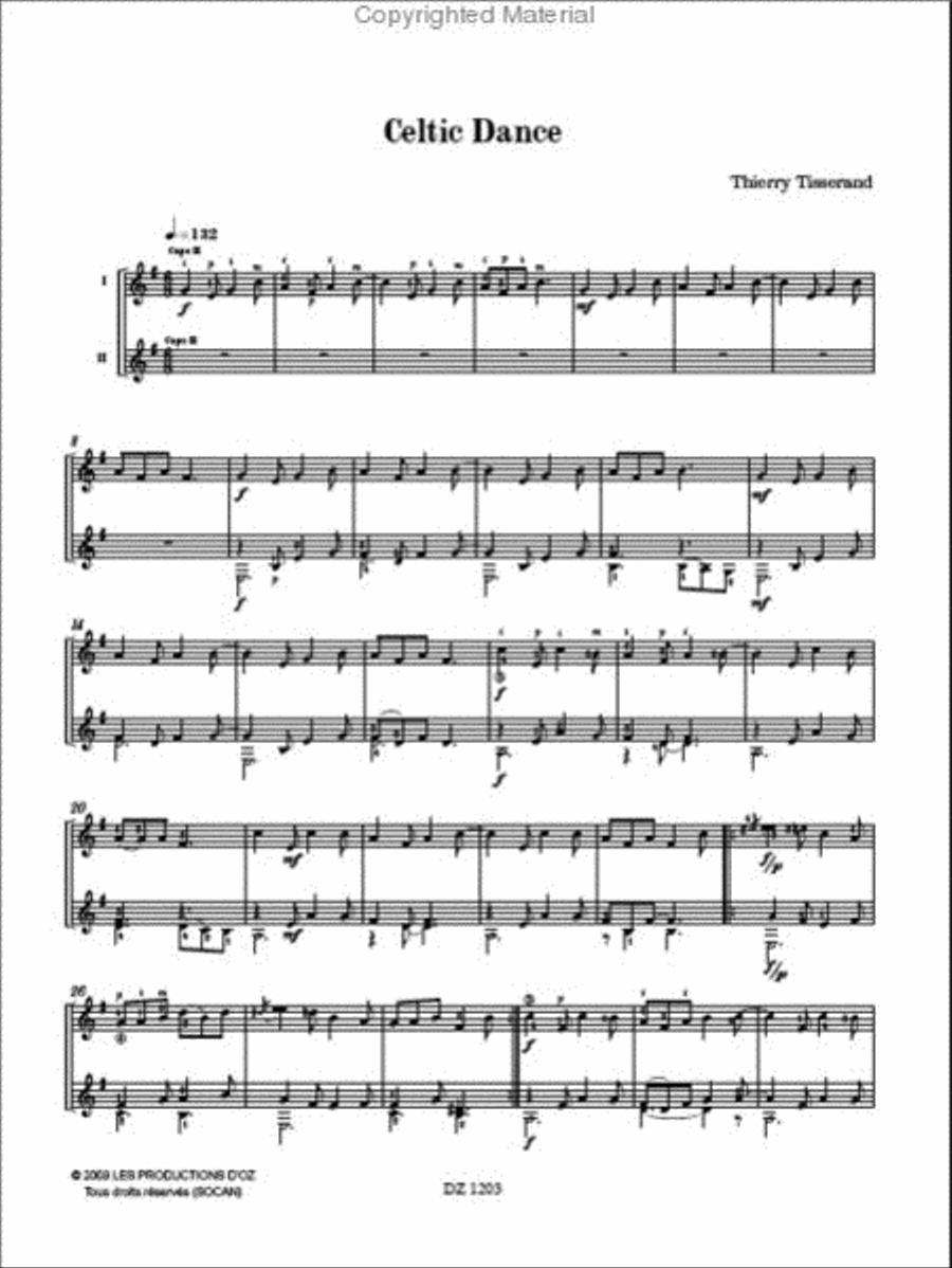 Celtic Dance Celtic Dance Classical Guitar scores gallery preview page 2