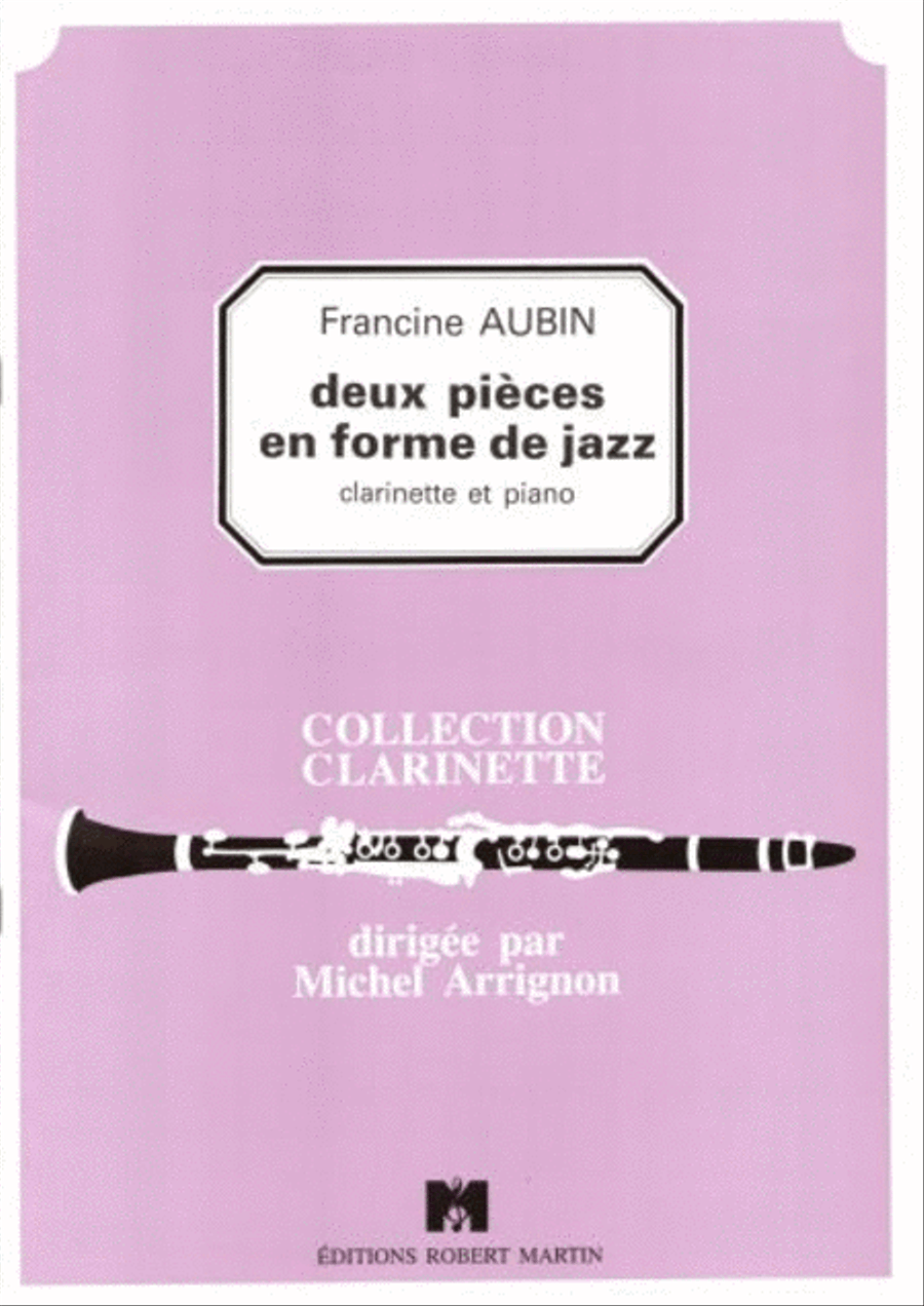 Pièces en forme de jazz (2) Clarinet Solo scores gallery preview page 1