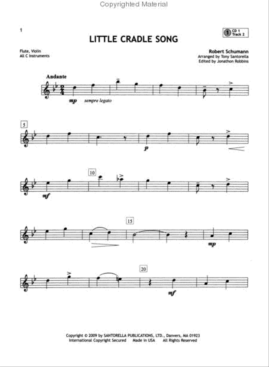 101 Popular Songs for Flute * Solos and Duets * with 3 CDs Woodwind Duet scores gallery preview page 2
