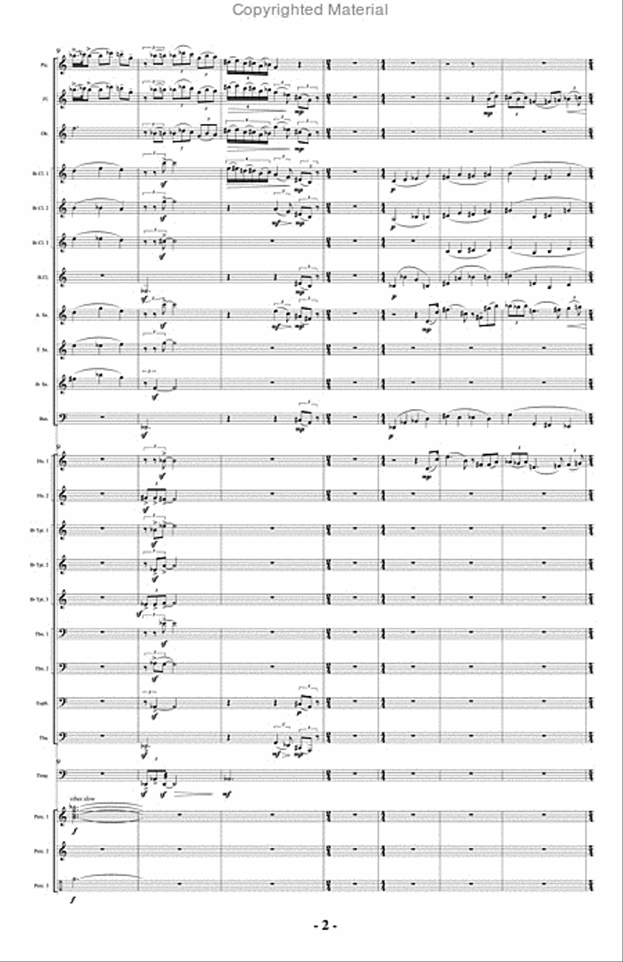 In Love's Autumn Concert Band scores gallery preview page 3