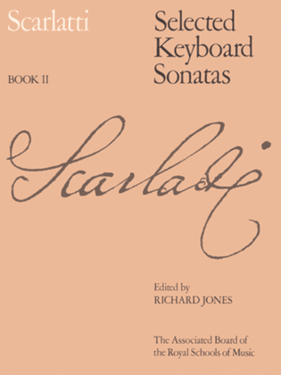Selected Keyboard Sonatas, Book II