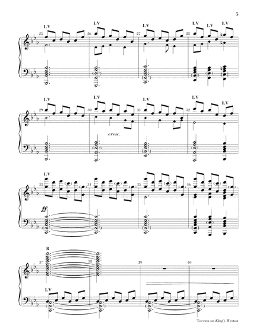 Toccata on 