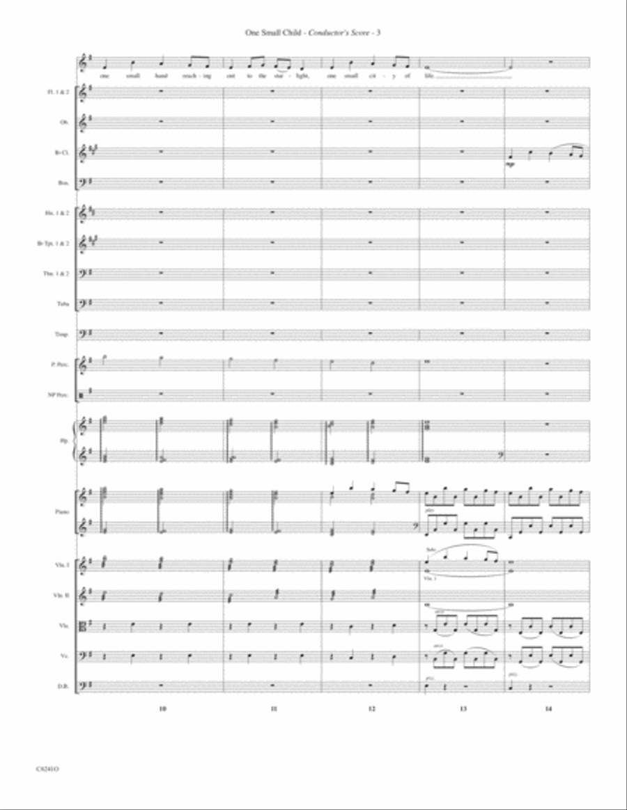 One Small Child One Small Child Choir scores gallery preview page 4