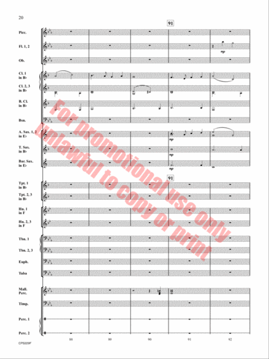 An Arizona Celebration An Arizona Celebration Concert Band scores gallery preview page 21