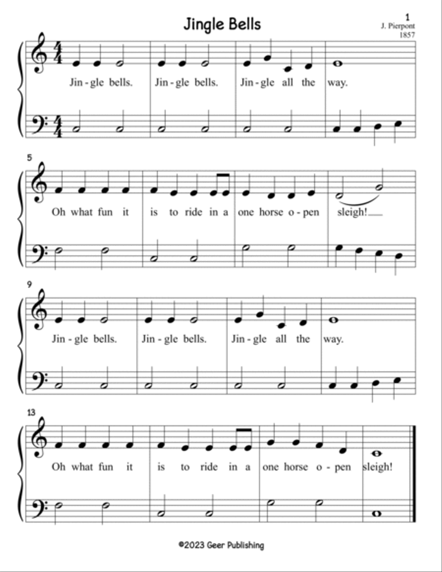 30 Really Easy Christmas Piano Solos Easy Piano scores gallery preview page 2