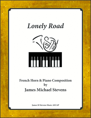 Book cover for Lonely Road - French Horn & Piano