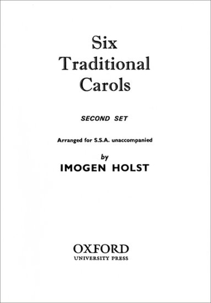 Six Traditional Carols (Second Set)