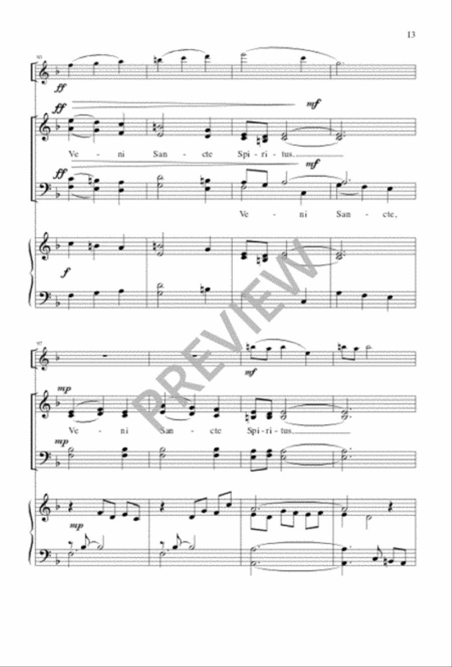 Spirit of the Living God Spirit of the Living God 4-Part scores gallery preview page 13