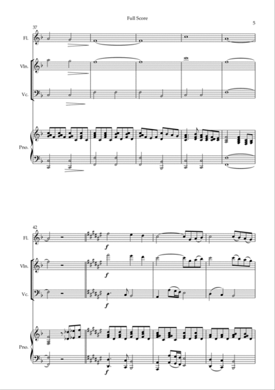 You Raise Me Up Small Ensemble scores gallery preview page 5