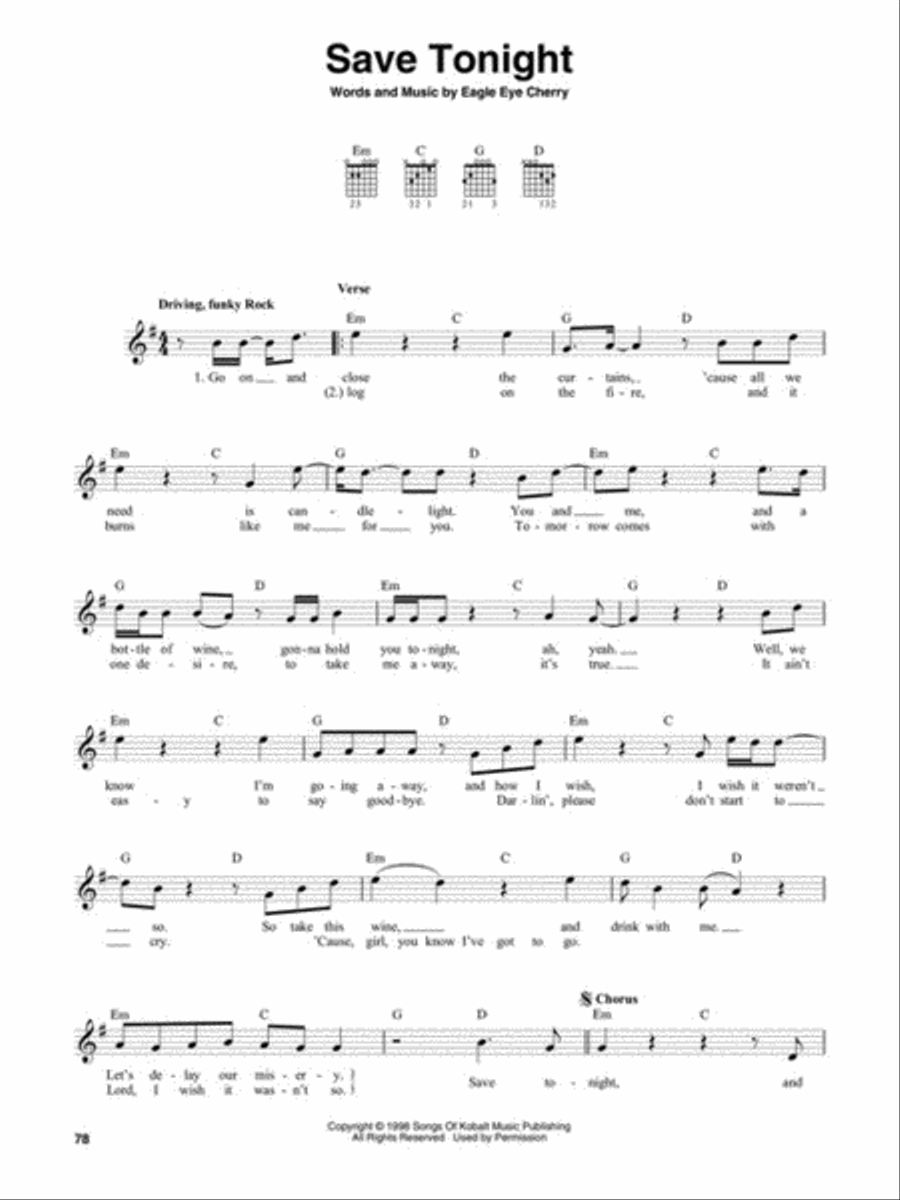 Guitar songbook top