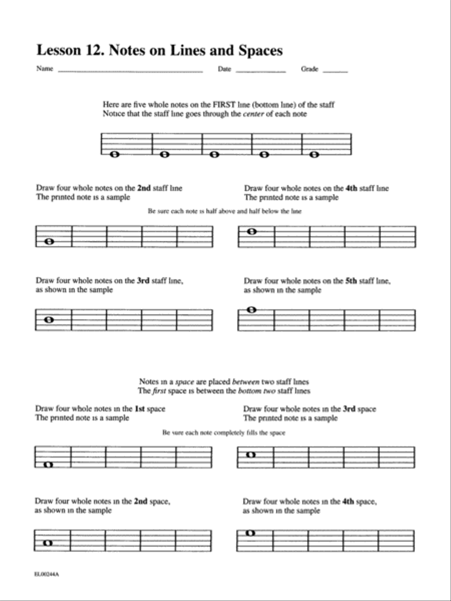 Theory Lessons, Book 1 Piano Method scores gallery preview page 2