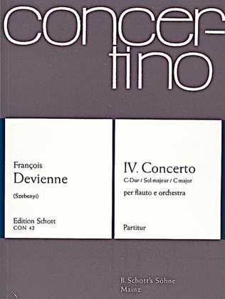 Flute Concerto 4 Full Score