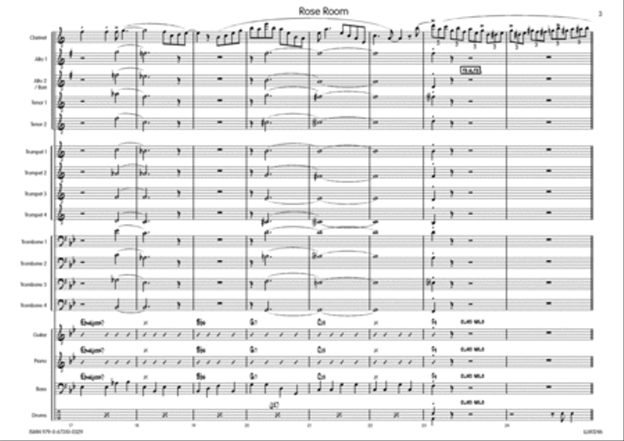 Rose Room Big Band scores gallery preview page 4