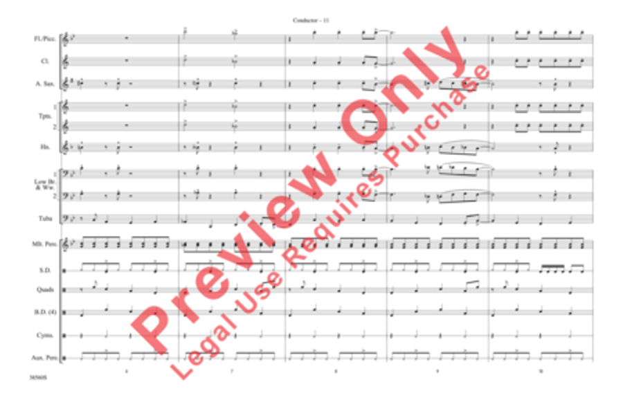 Shorties #18 Marching Band scores gallery preview page 25