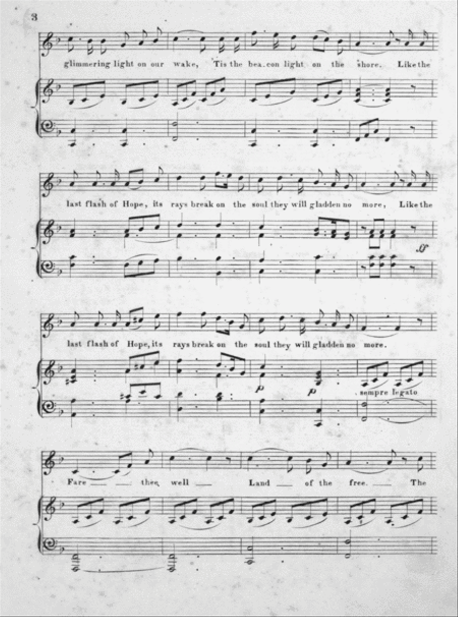 I Am Far From My Native Home Voice scores gallery preview page 3