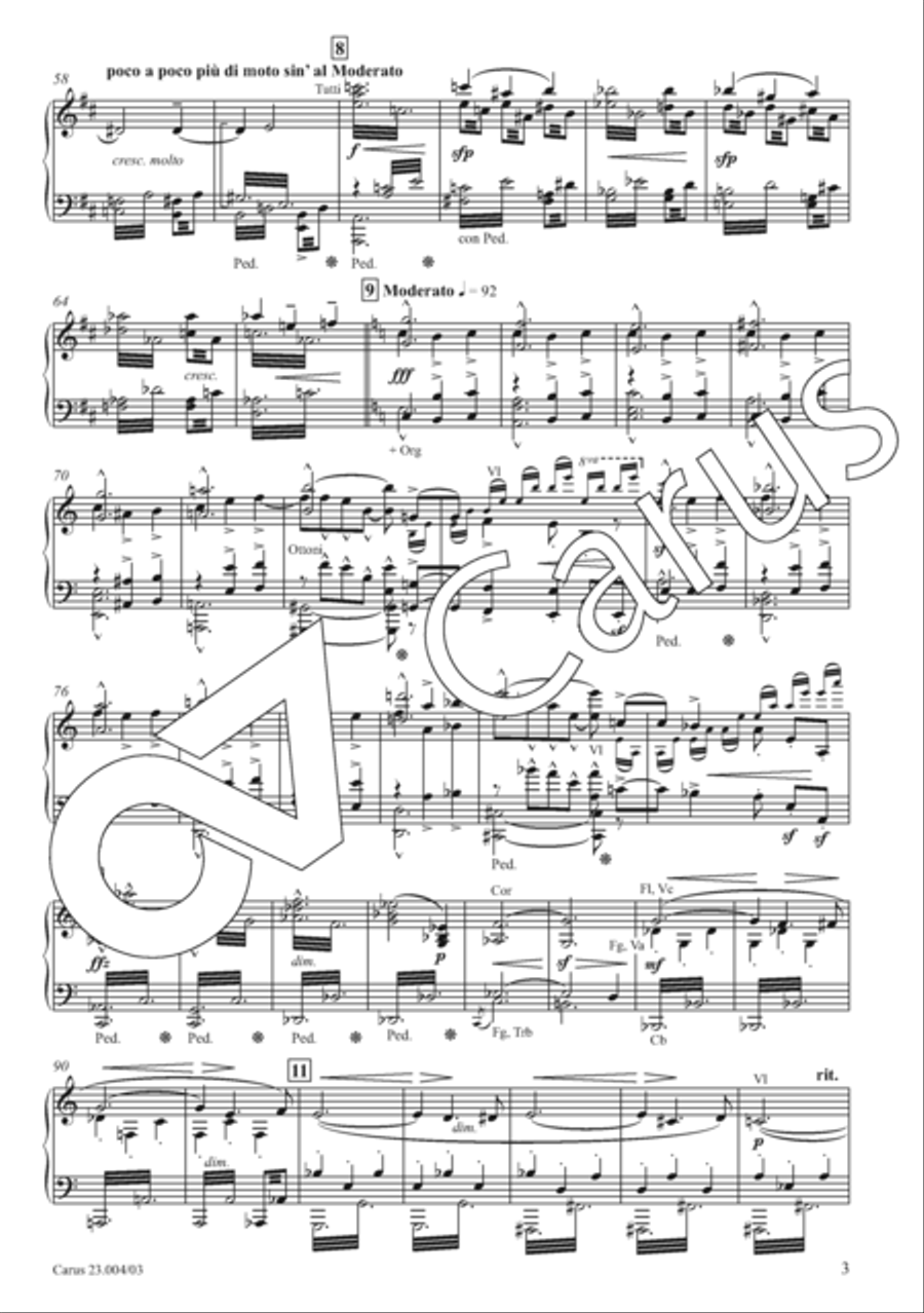 The Dream of Gerontius Divisi scores gallery preview page 10