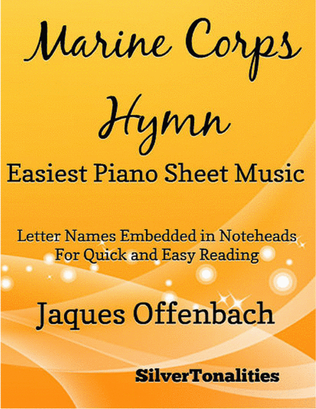 United States Marine Corps Hymn Easiest Piano Sheet Music