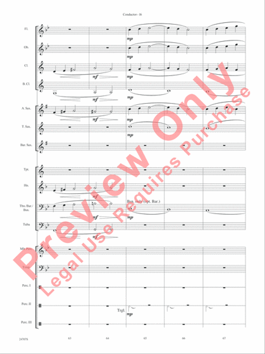 Hooroosh! Concert Band scores gallery preview page 18
