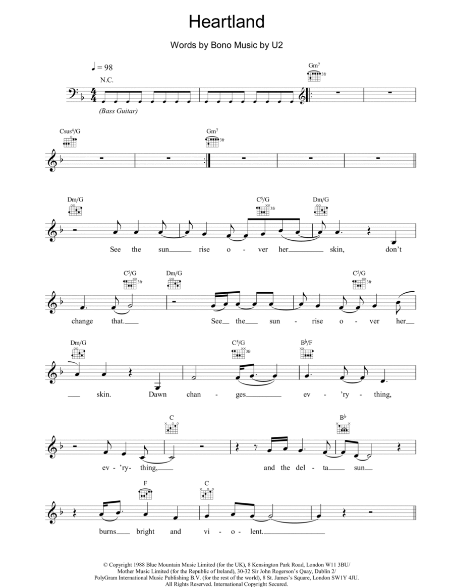 Heartland Piano scores gallery preview page 1