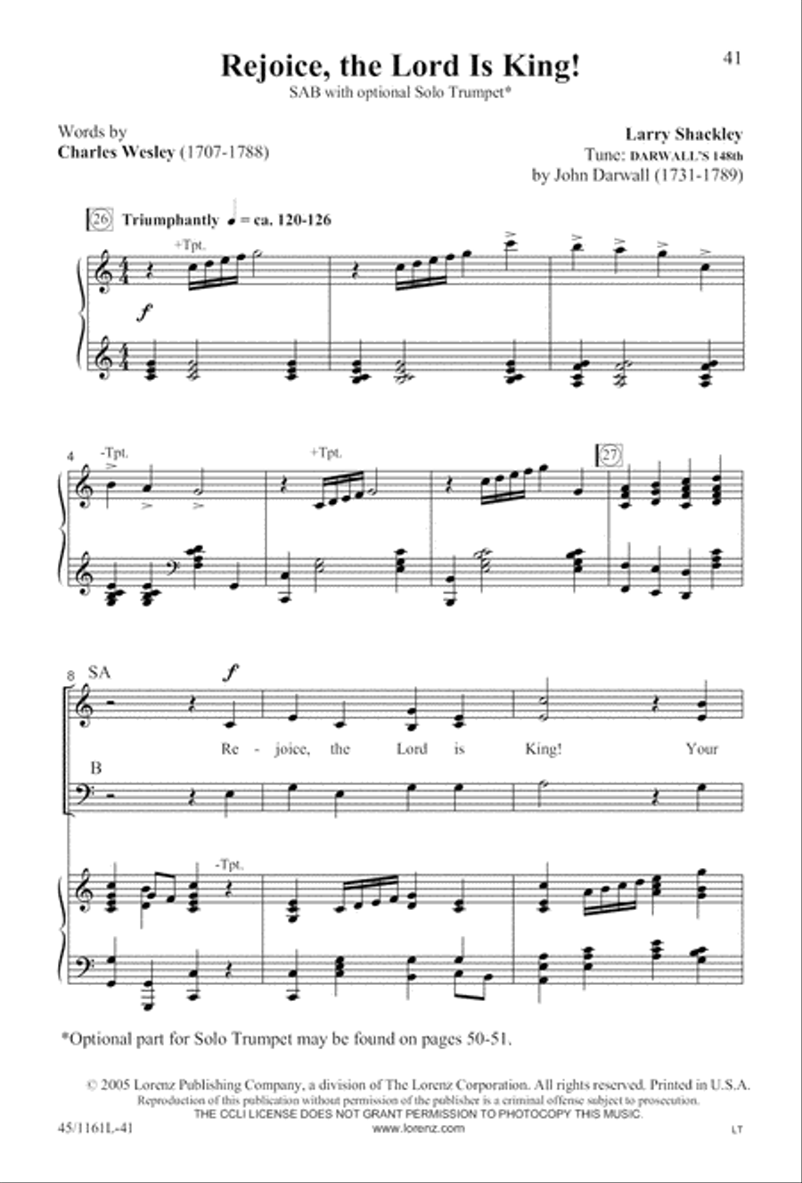 Hymns We Love to Sing Hymns We Love to Sing 3-Part scores gallery preview page 42