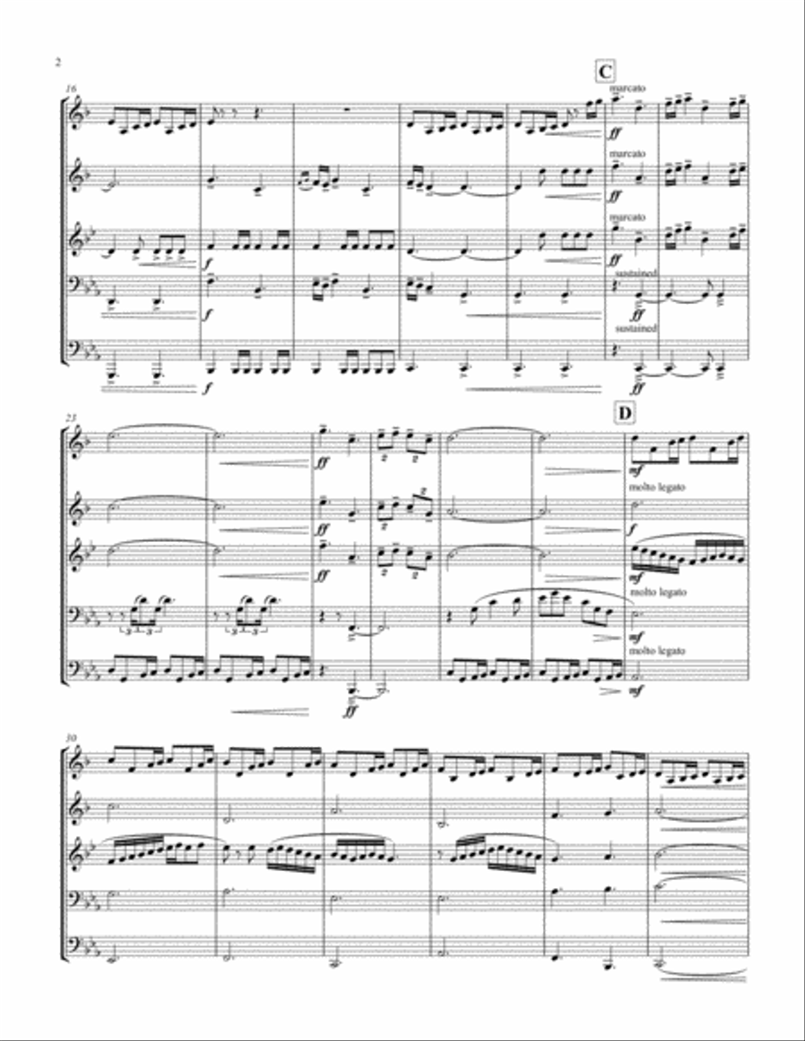 Game Of Thrones Brass Ensemble scores gallery preview page 2