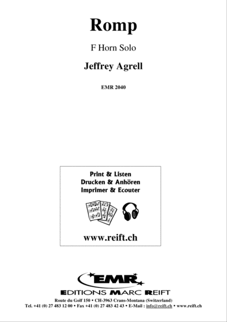 Romp Romp Horn Solo scores gallery preview page 2