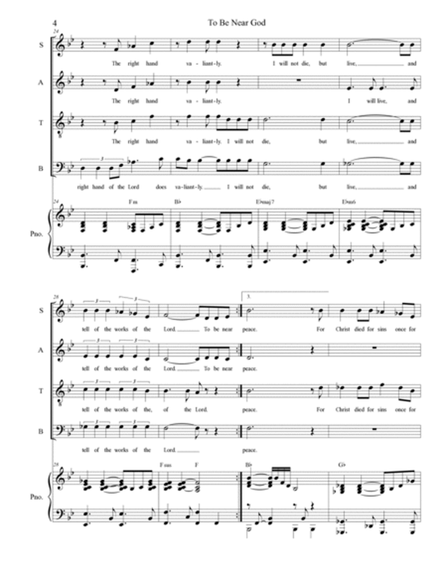 To Be Near God (SATB) image number null