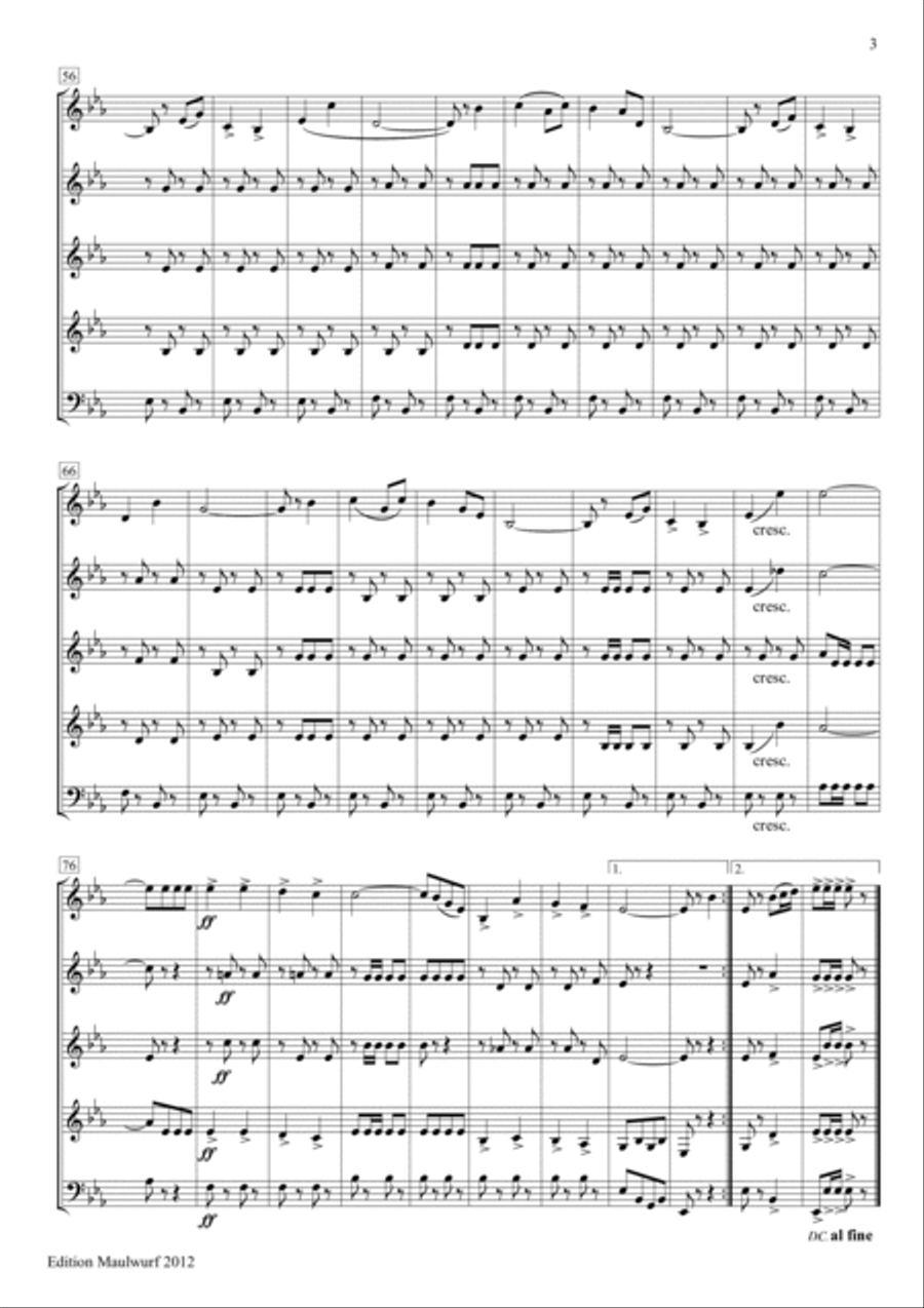 7 Marches Horn scores gallery preview page 5