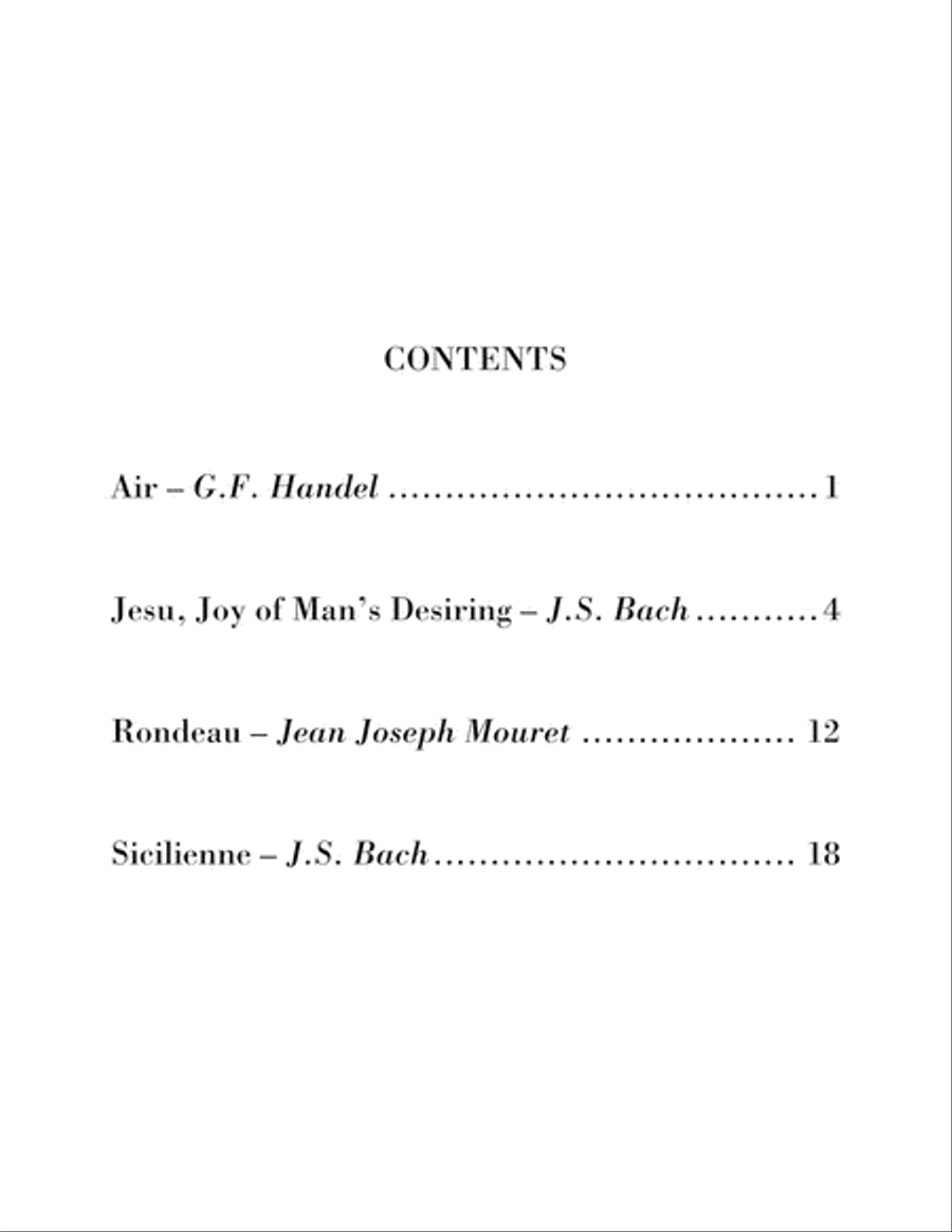 Classic Baroque Solos V Organ scores gallery preview page 5