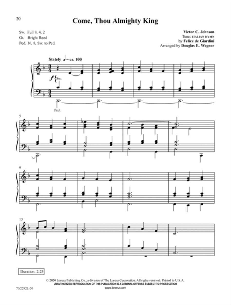 In Peace and Joy Organ Solo scores gallery preview page 7