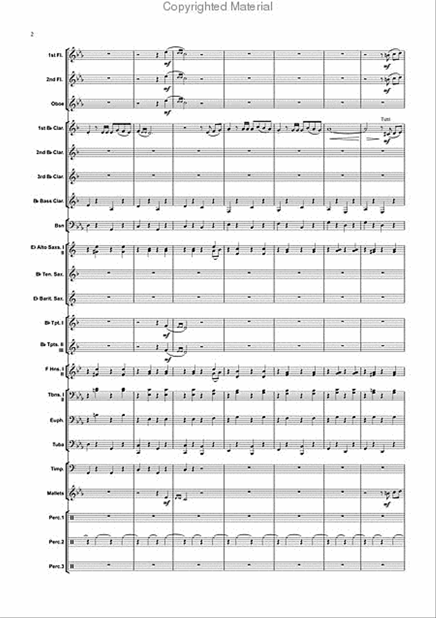 Greek Folk Dances Concert Band scores gallery preview page 3