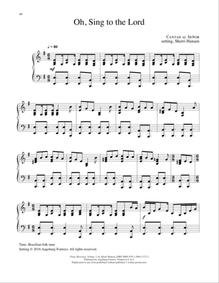 Piano Weavings Volume 2 Piano Solo scores gallery preview page 41