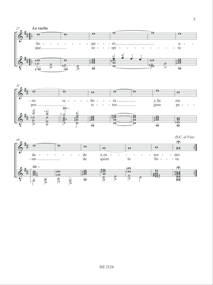 Villancicos, canciones y sonetos, vol. 4 Classical Guitar scores gallery preview page 5
