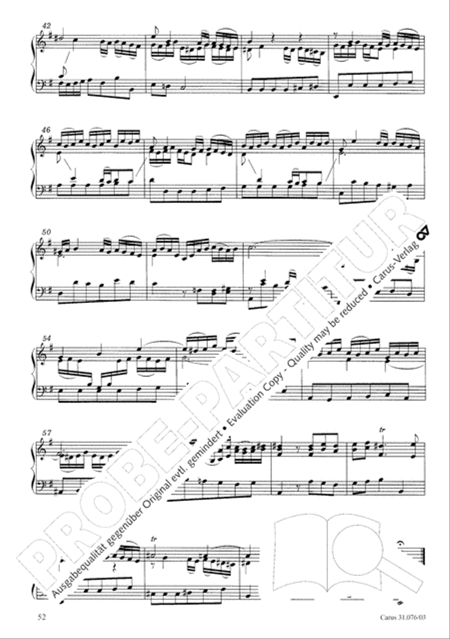 The heavens are telling the Father's glory (Die Himmel erzahlen die Ehre Gottes) 4-Part scores gallery preview page 53
