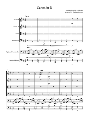 Pachelbel's Canon in D String Quartet