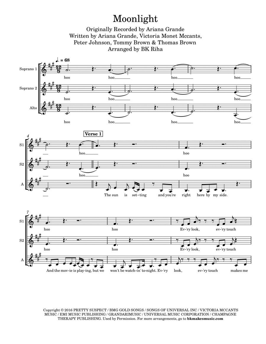 Moonlight Moonlight SSA scores gallery preview page 1