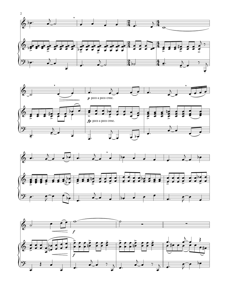 O Come, All Ye Faithful Flute Solo scores gallery preview page 2