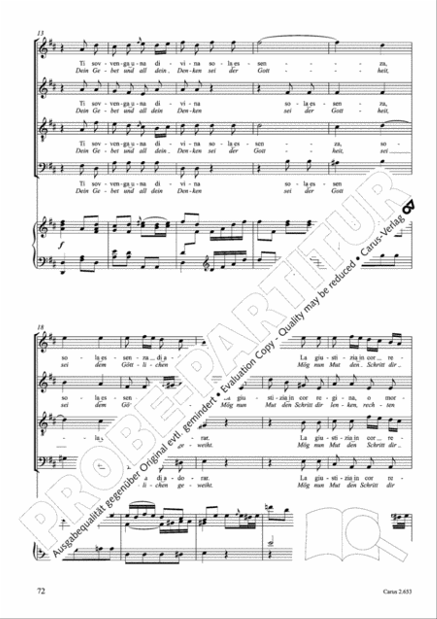 Choral collection Great Opera Choruses - Mozart * Haydn (choir & piano) Choir scores gallery preview page 83