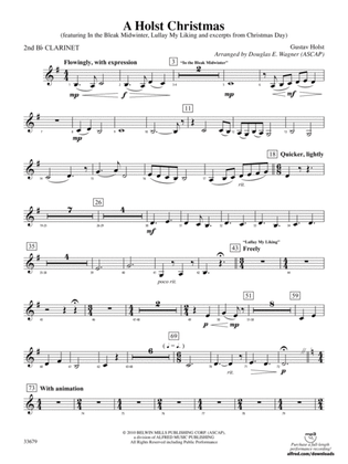 A Holst Christmas: 2nd B-flat Clarinet