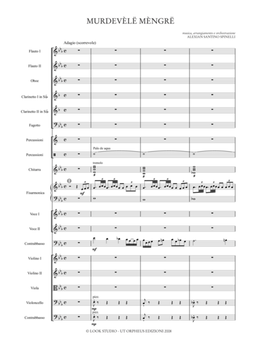 Romanó Drom (Romany Caravan) for Accordion, Voice and Orchestra Orchestra scores gallery preview page 31